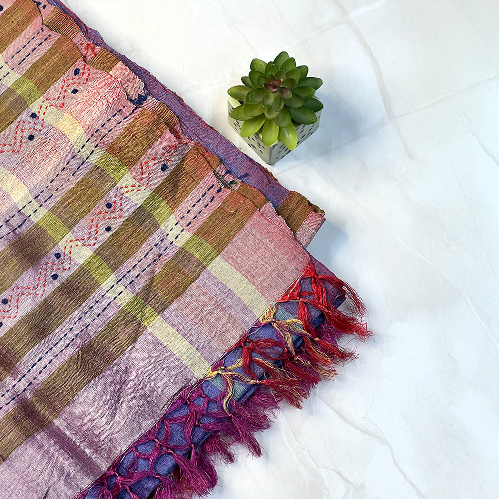 Handcrafted Tussar Weave - Tanka