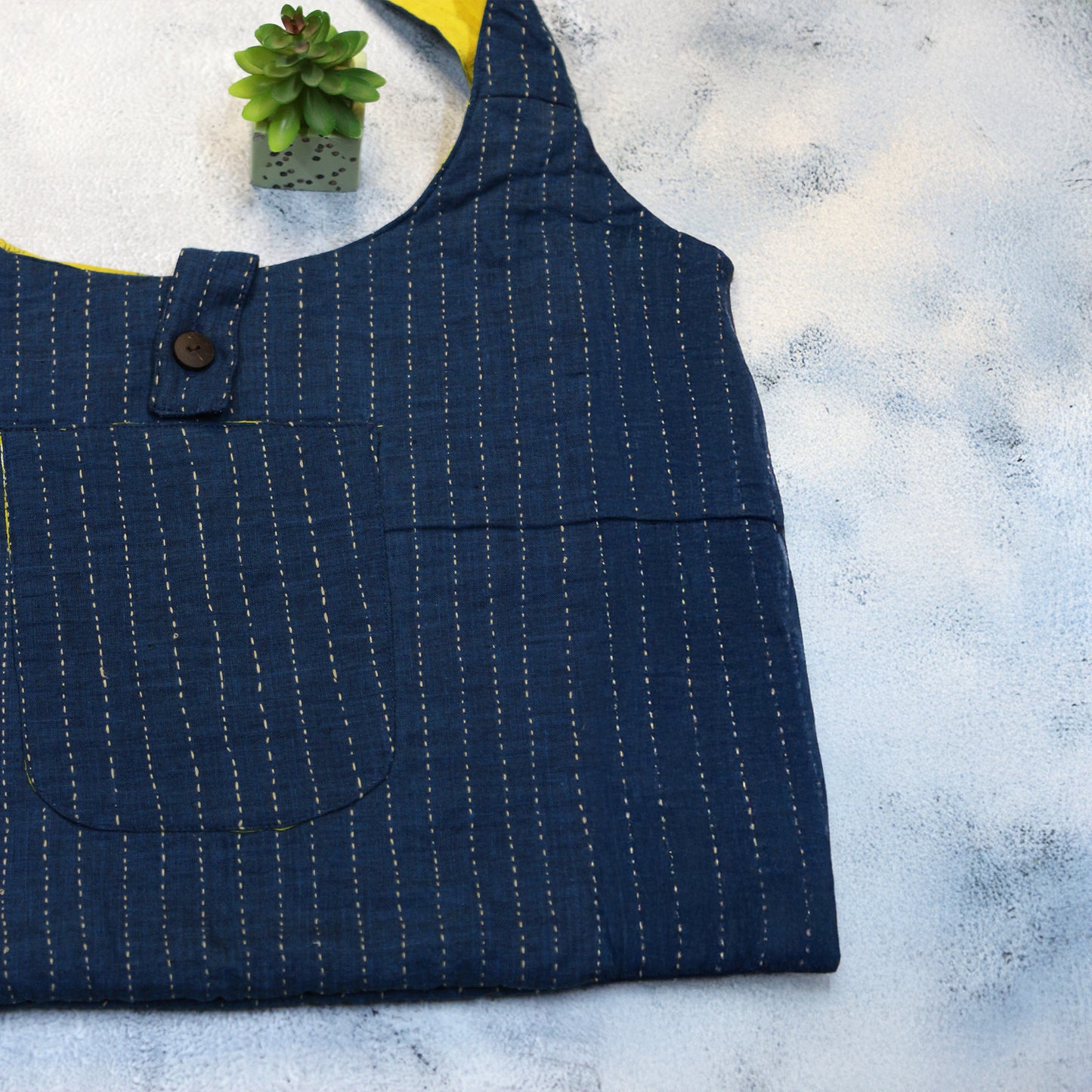 Handcrafted Kantha & Patchwork Jhola Bag