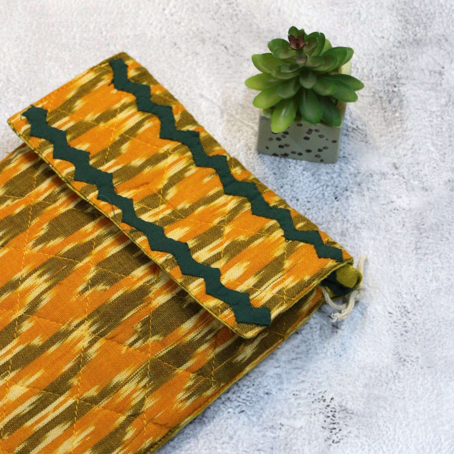 Handwoven Ikkat Cross Body Bag Cotton