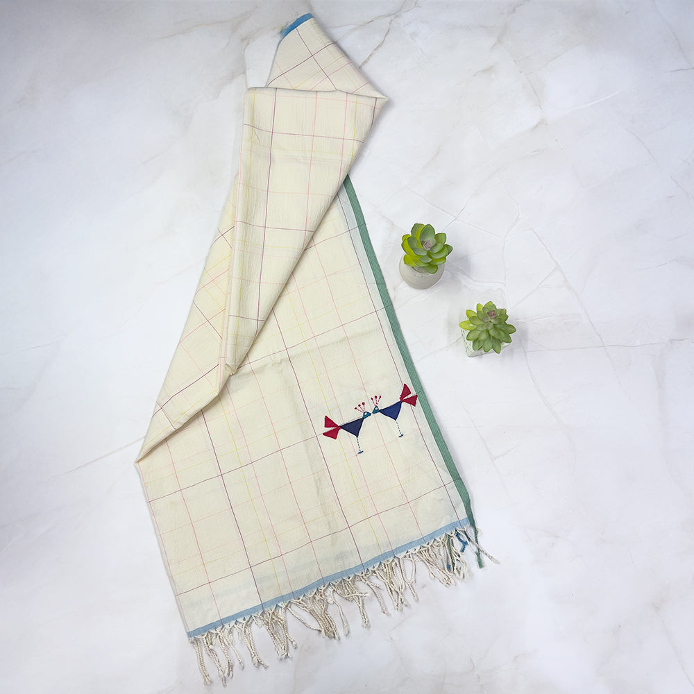 TanaBaana Stole - White