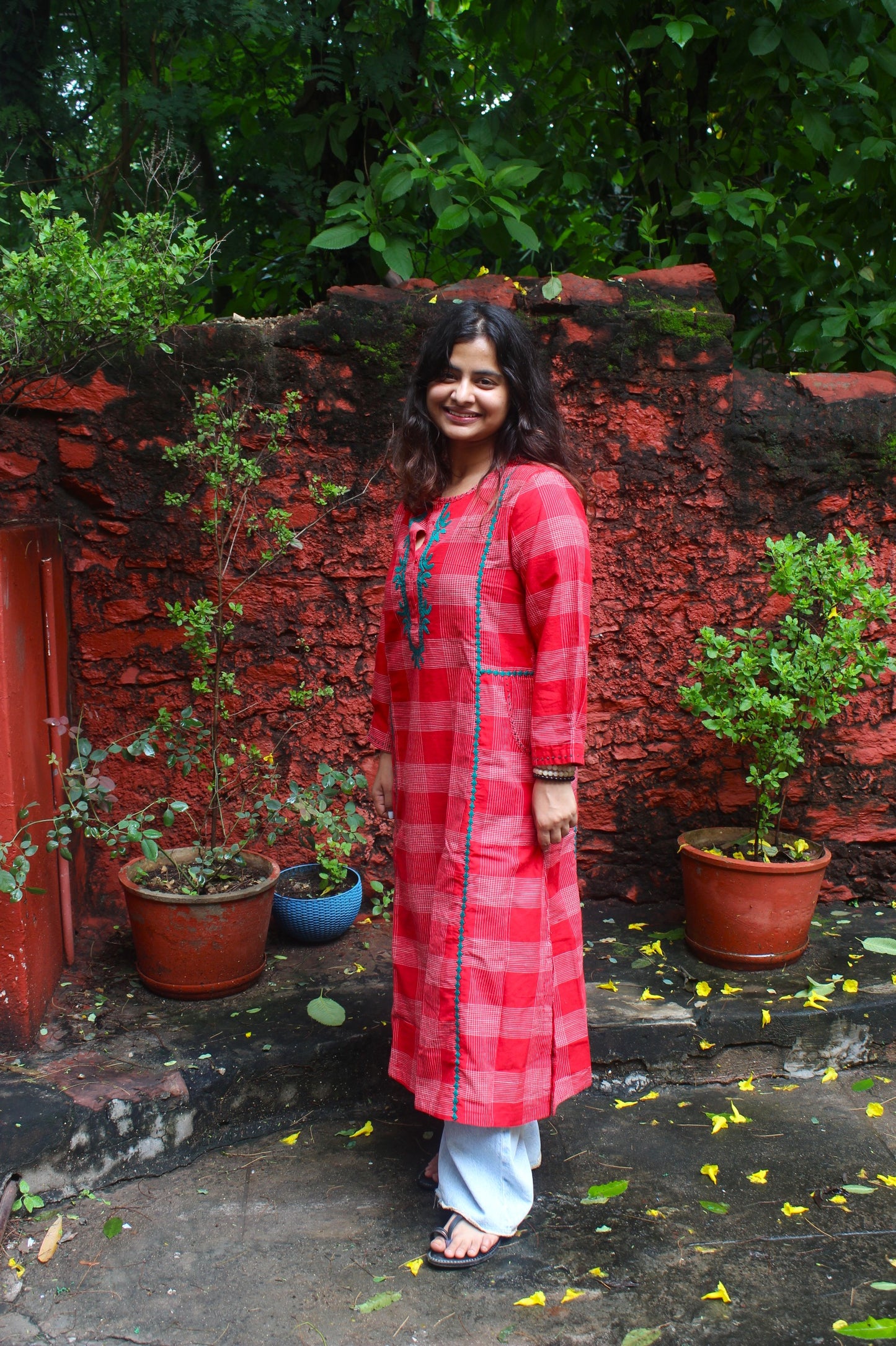Gulmohar Cotton Kurta