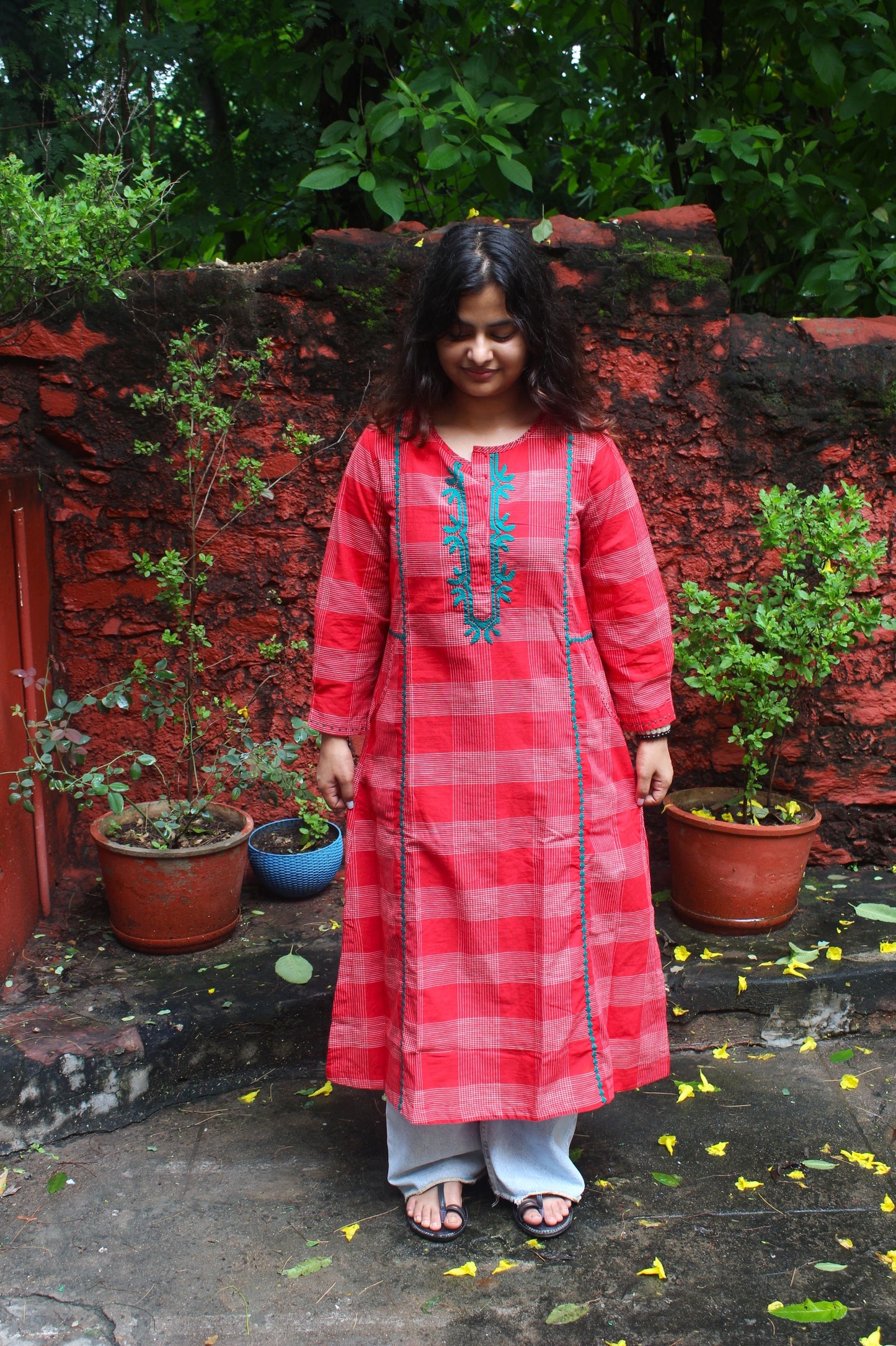 Gulmohar Cotton Kurta