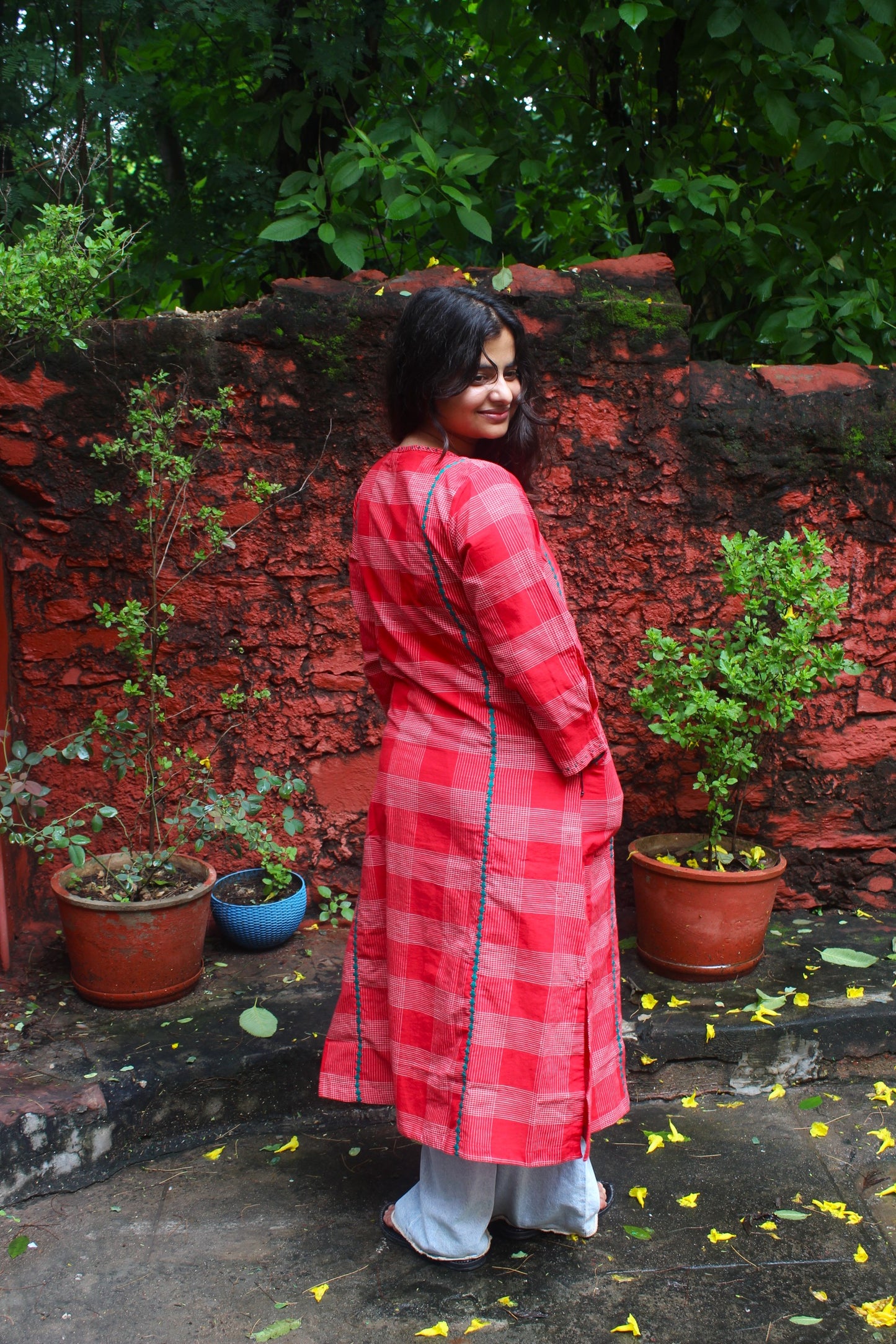 Gulmohar Cotton Kurta