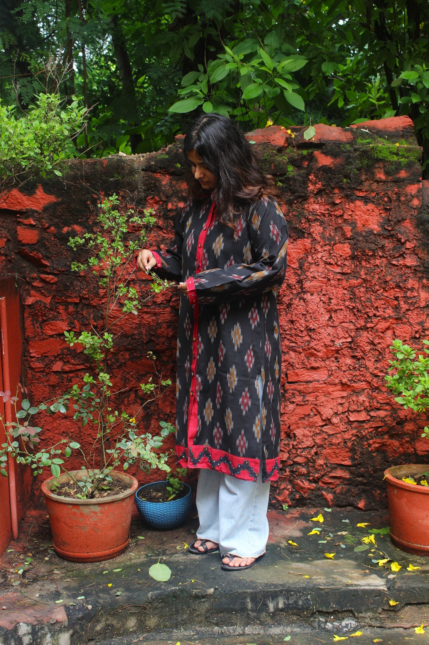 Avadavat Ikat Kurta