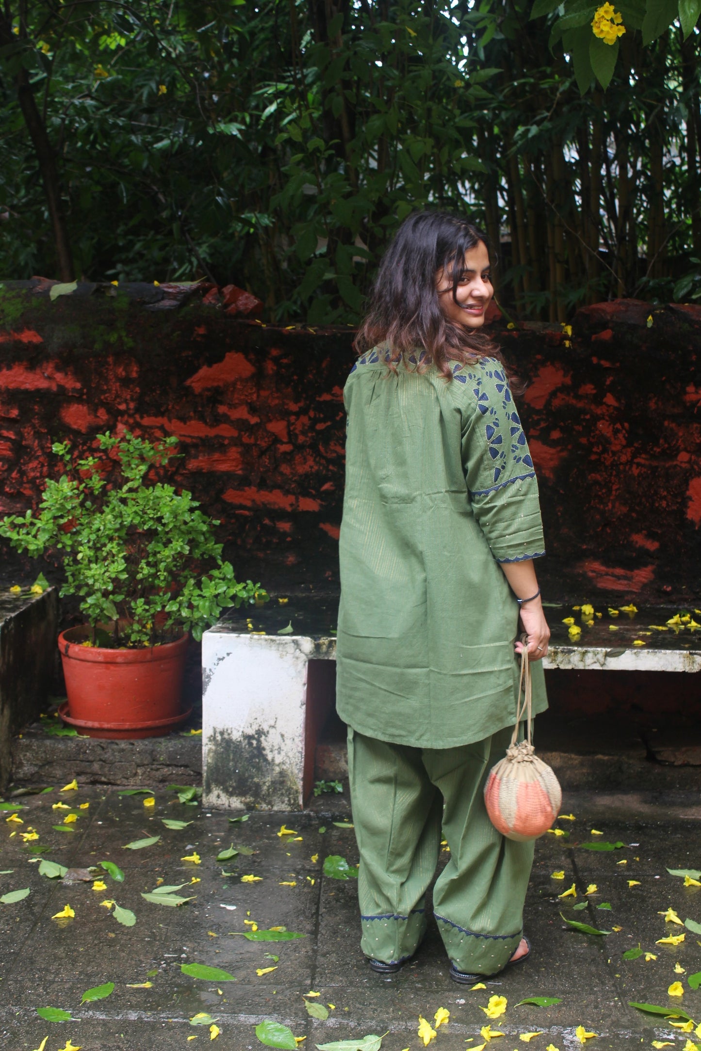 Sustainable Season Ready Co-Ord Set - Olive Green