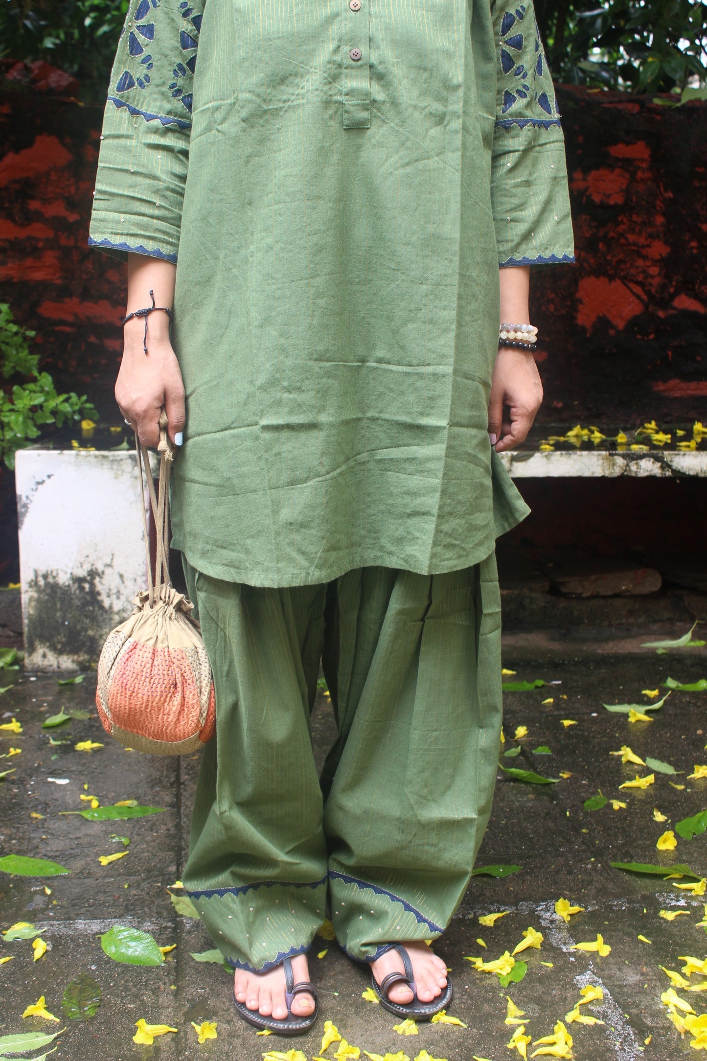 Sustainable Season Ready Co-Ord Set - Olive Green