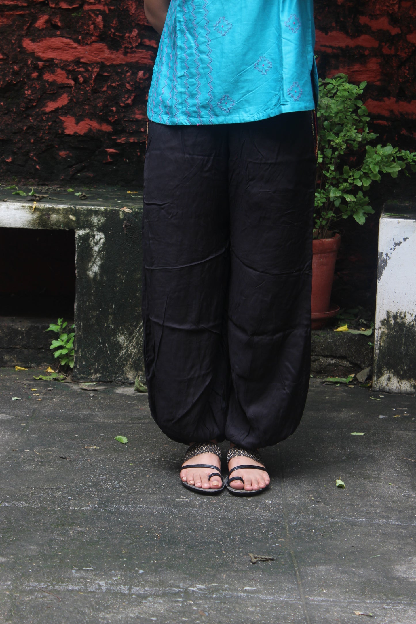 Silk Harem Pants
