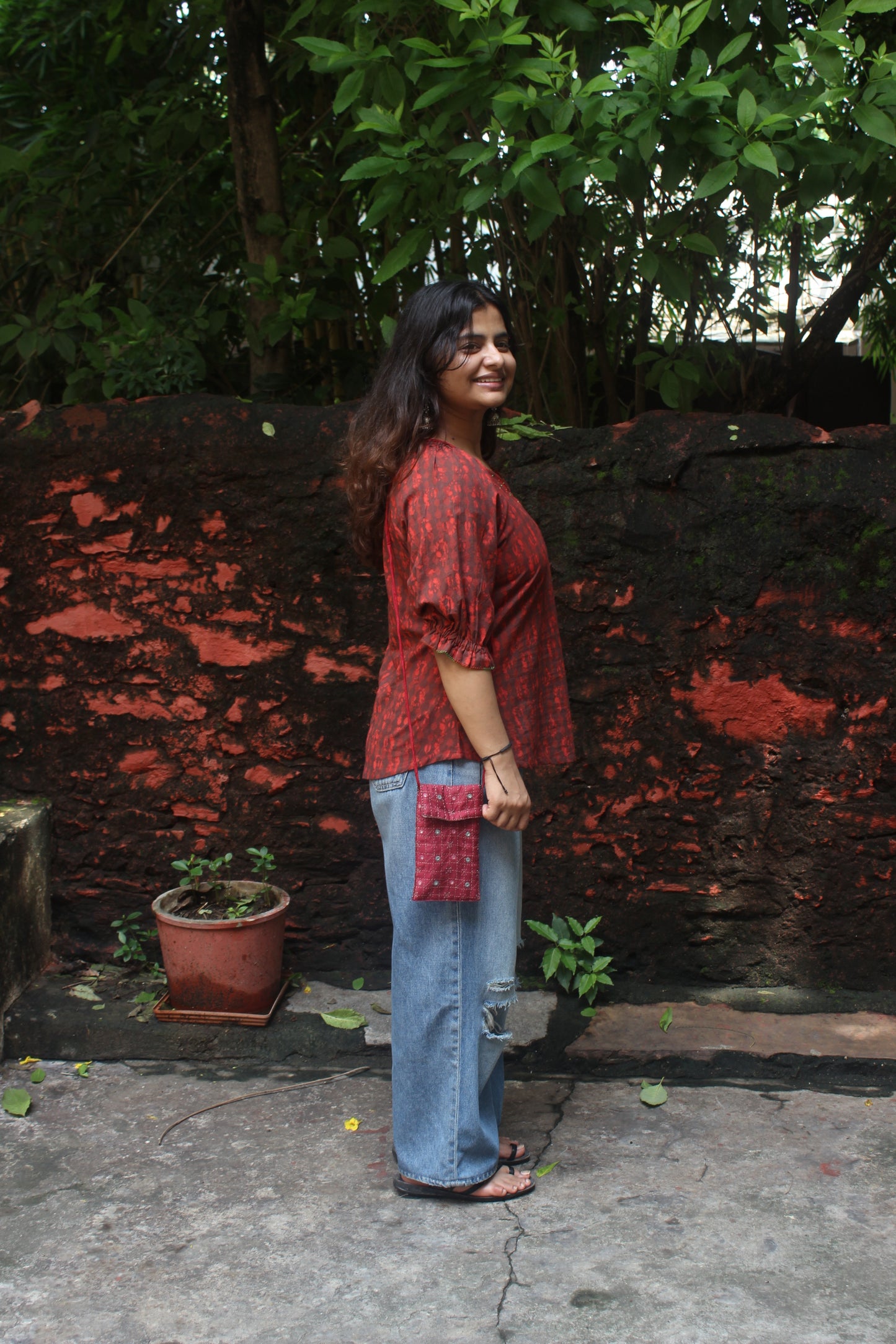 Modern Muse: Embroidered Cotton Top