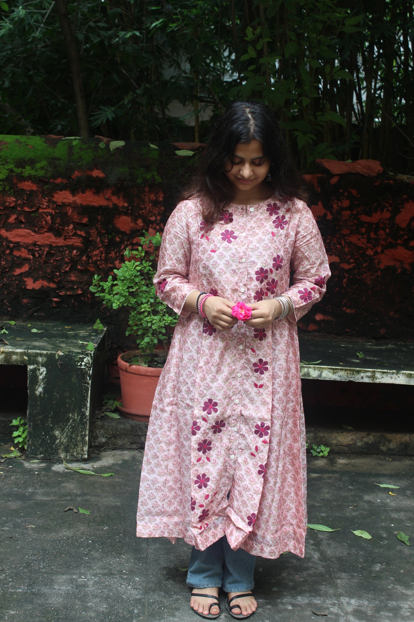 Chanderi Silk Kurta