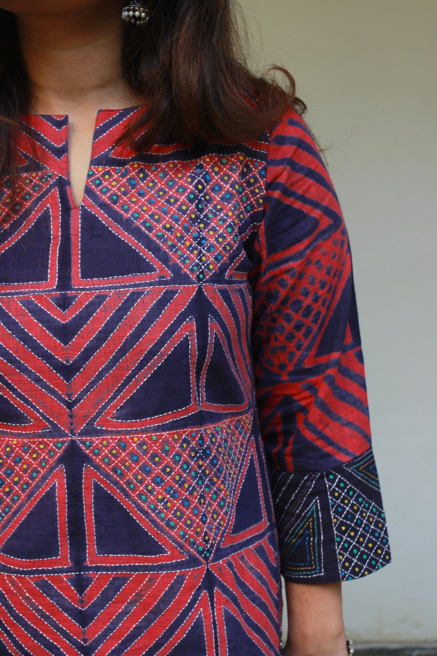 Gulzar Shibori Cotton Kurta