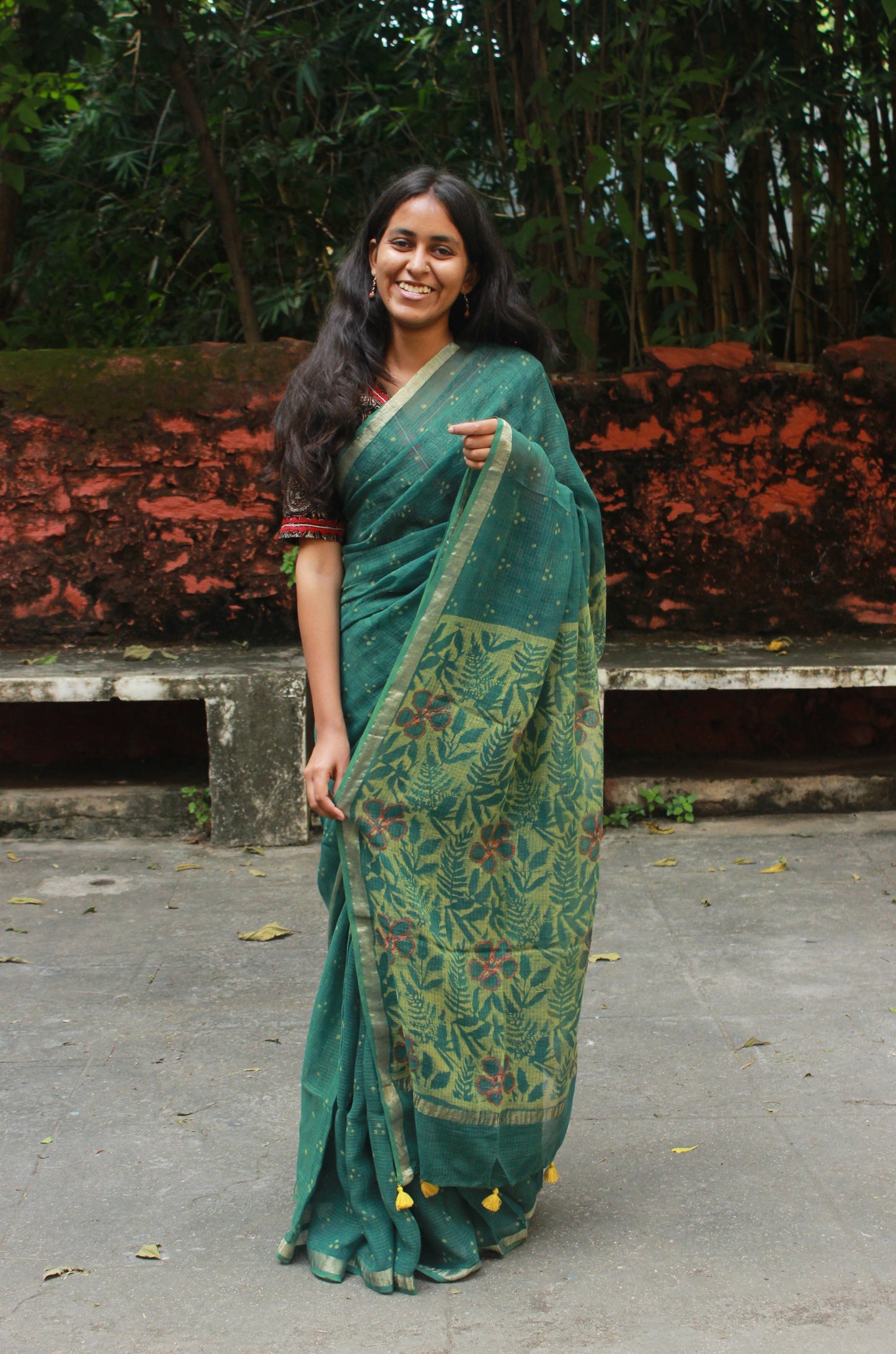 The Gulmohar Valley Saree