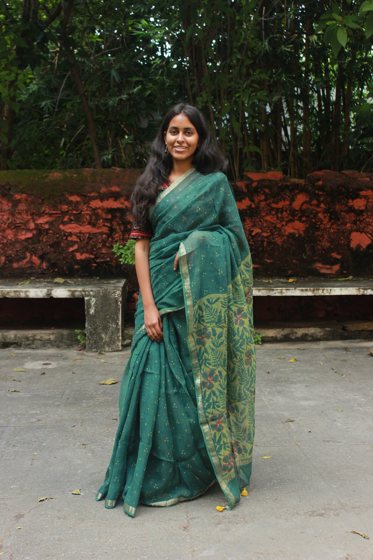 The Gulmohar Valley Saree