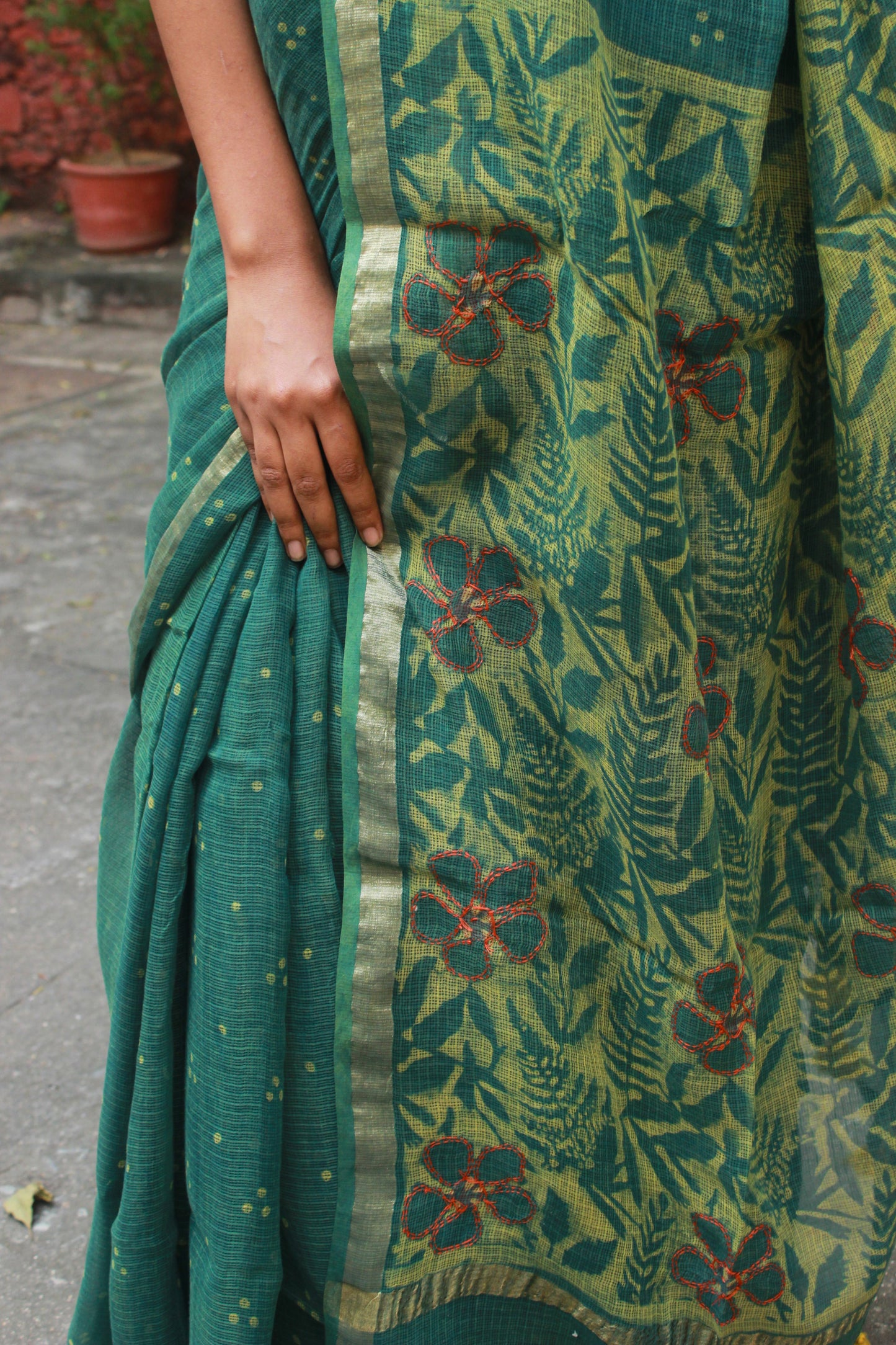 The Gulmohar Valley Saree