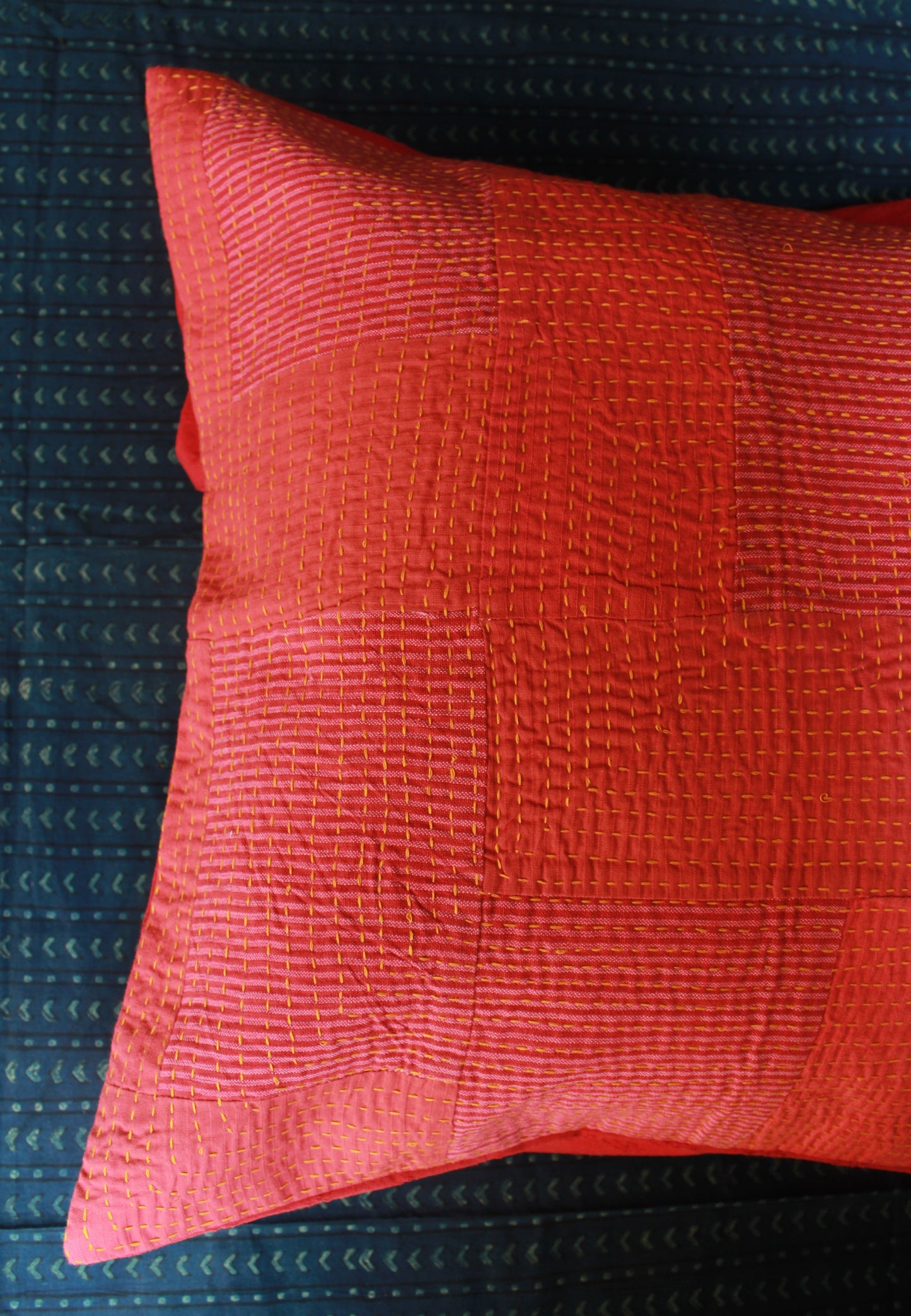 Sunset Patchwork Cushion Cover