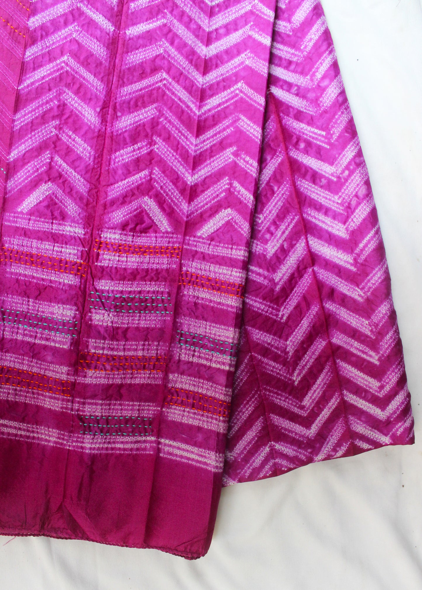 Shibori Silk Stoles
