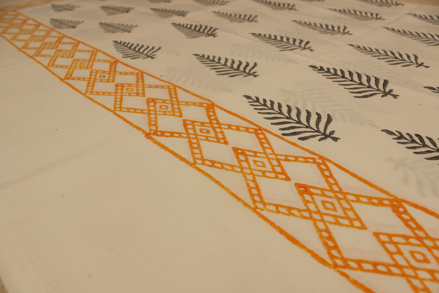 Forest Charm - Block Printed Single Bedcover