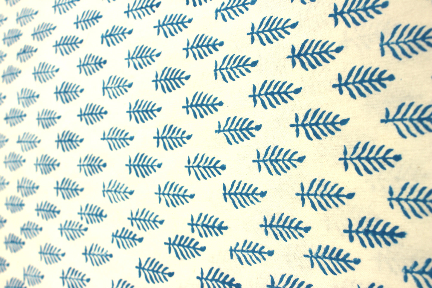 Lotus Serenity Block Printed Bedcover