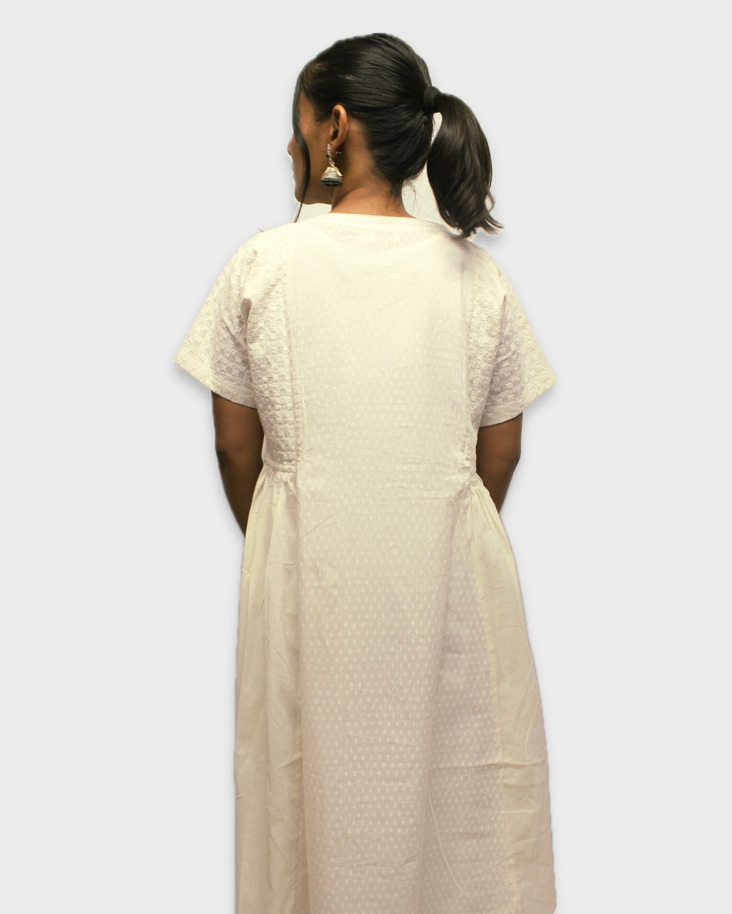 Ivory Elegance Appliqué Kurta