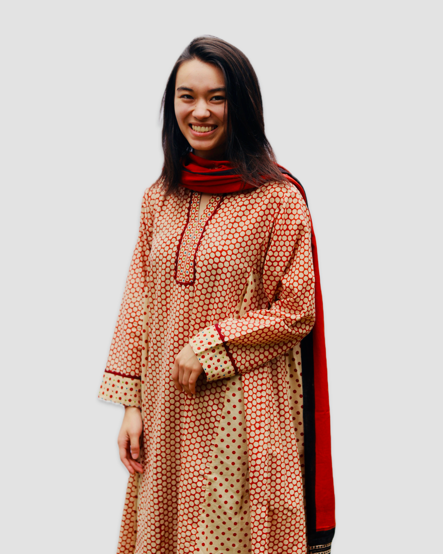 Kurta Cotton Pulka Dot