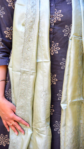 Silk Tanka Embroidery Stole