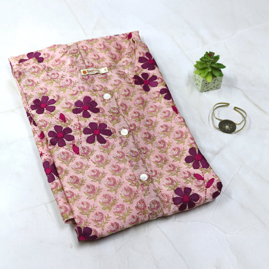 Chanderi Silk Kurta