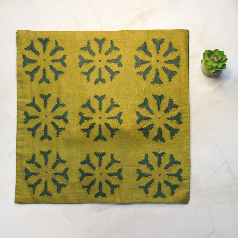Cushion Cover Cutwork Silk - Multiple Colors