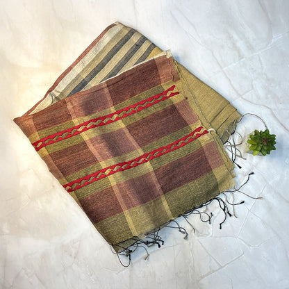 Handcrafted Tussar Weave - Applique