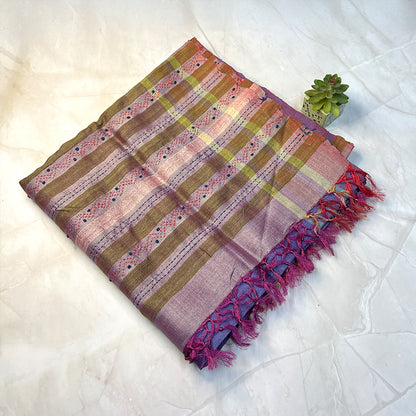 Handcrafted Tussar Weave - Tanka