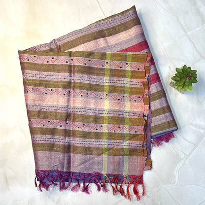 Handcrafted Tussar Weave - Tanka