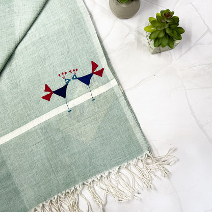 TanaBaana Stole - Green