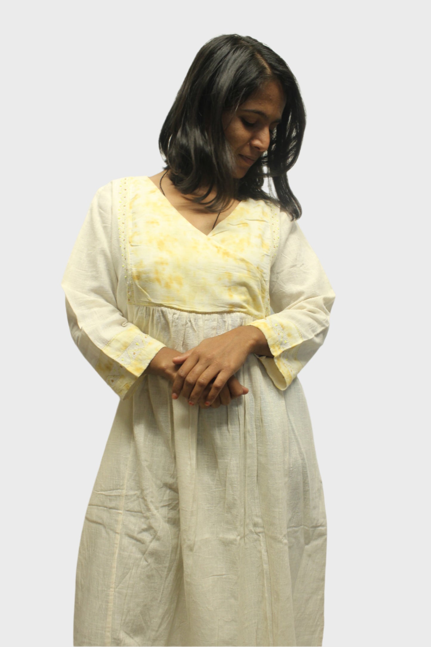 EcoPrint Elegance Cotton Kurta