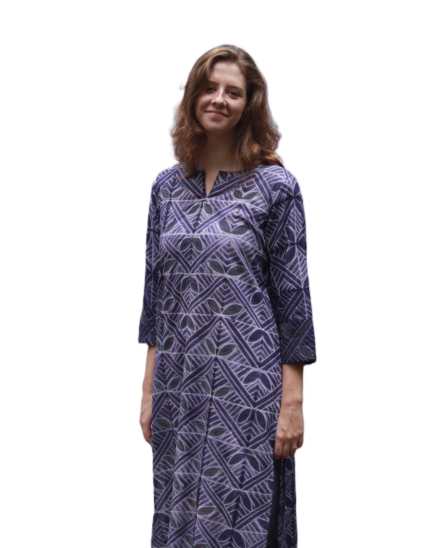 COTTON SHIBORI KURTA