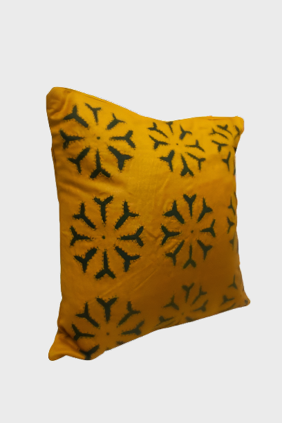 Cushion Cover Cutwork Silk - Multiple Colors