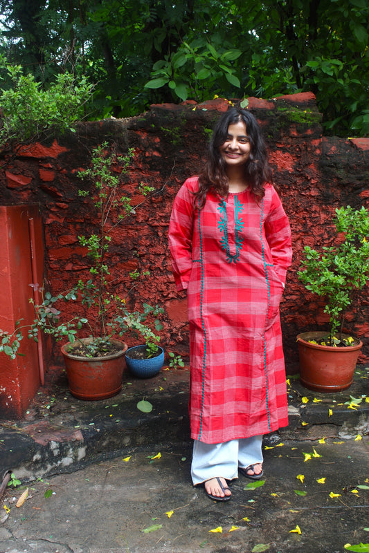 Gulmohar Cotton Kurta