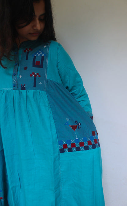 Blue Raga Kurta