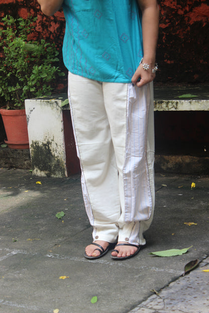Pleated Cotton Pant