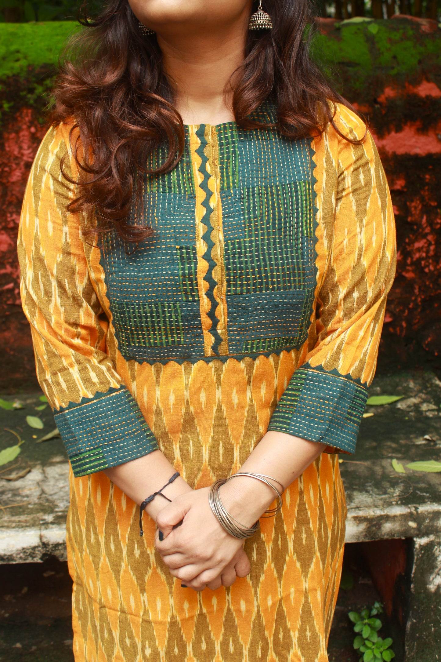Designer Ikat Kurta for Women