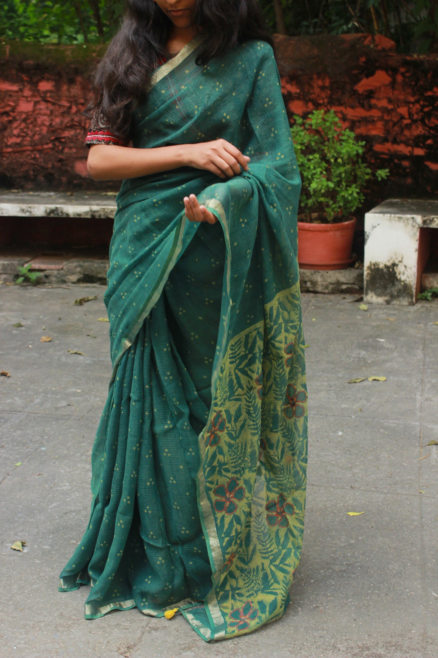 The Gulmohar Valley Saree