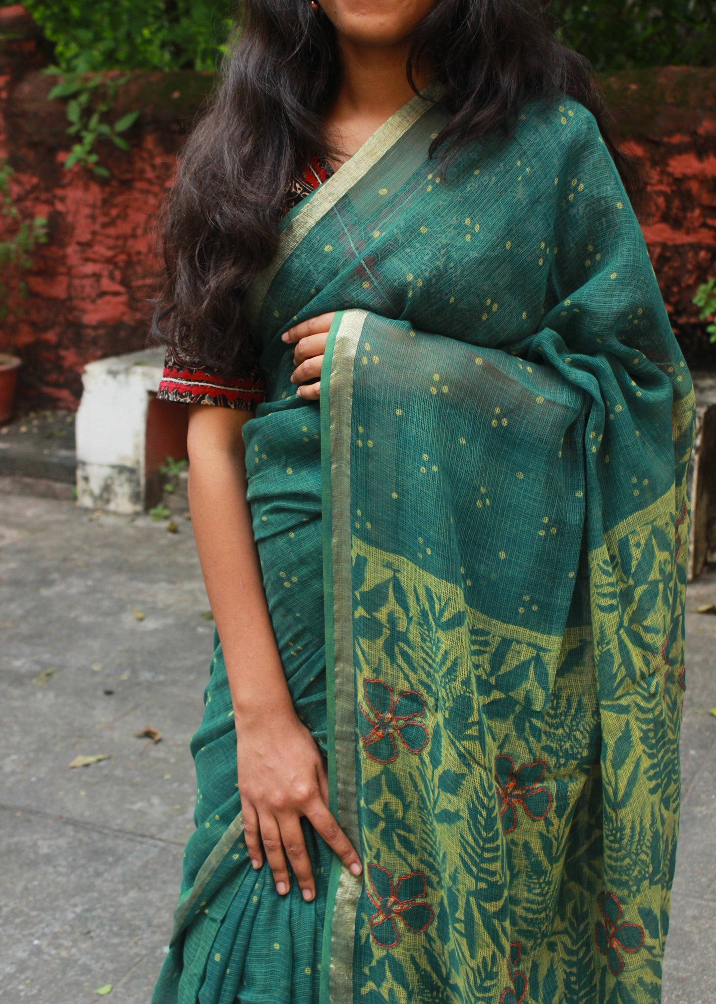 The Gulmohar Valley Saree