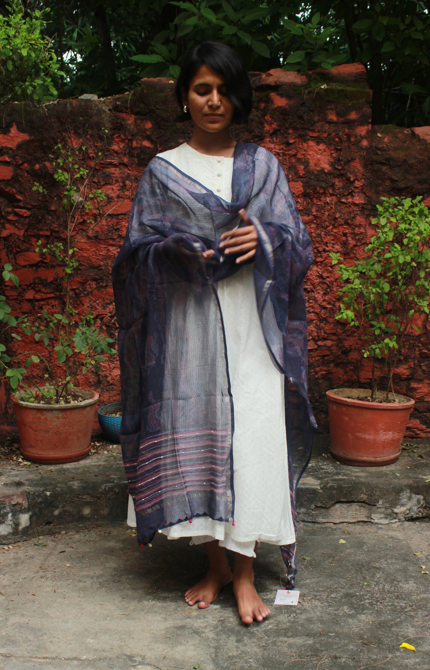 Violet Tides Kota Doriya Dupatta
