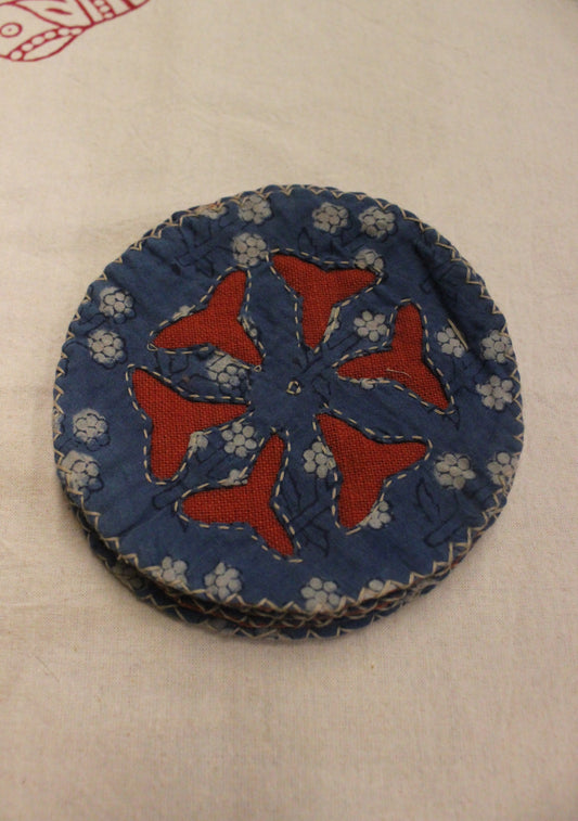 Indigo Tea Coasters - Blue