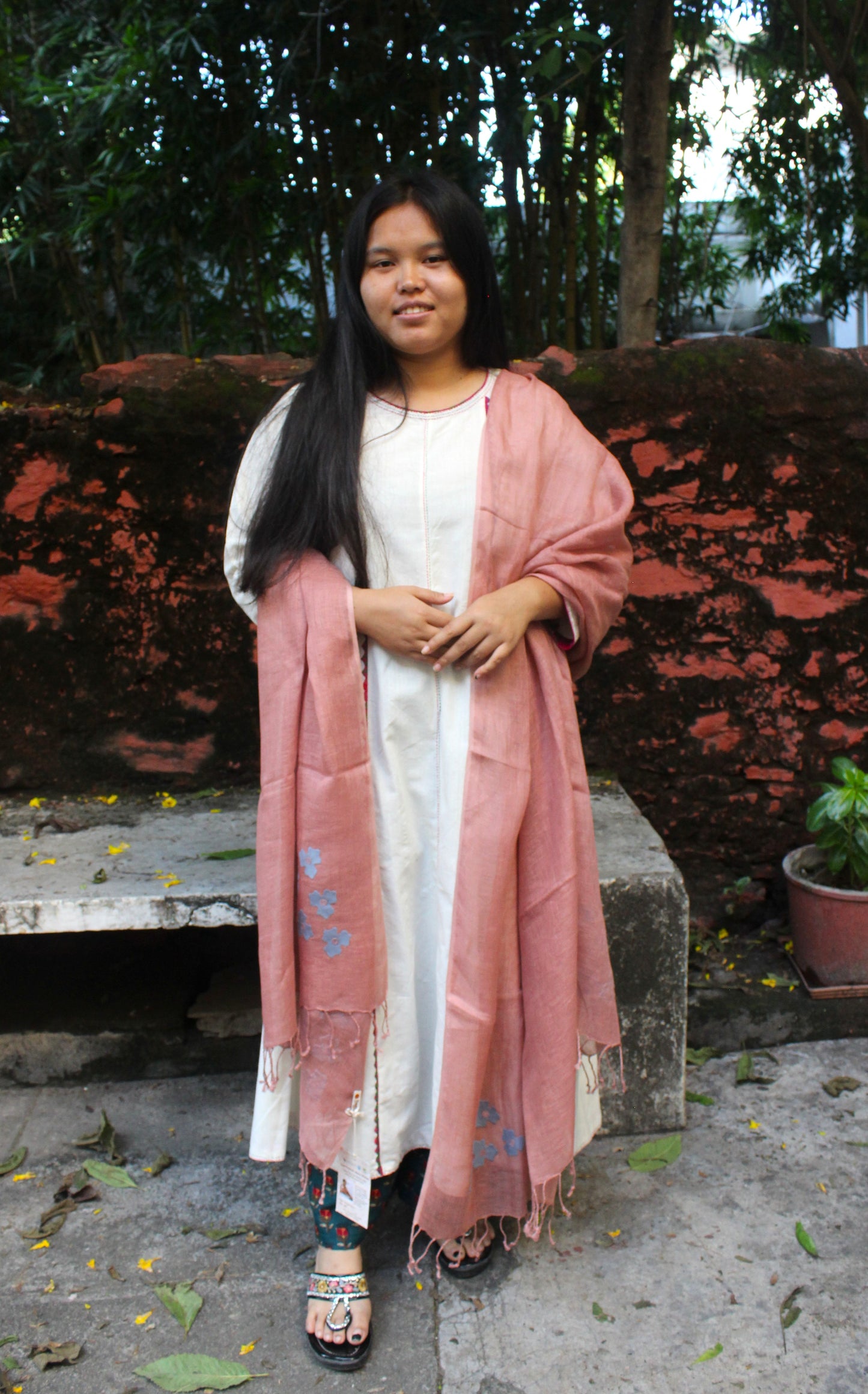 Silk Linen Dupatta