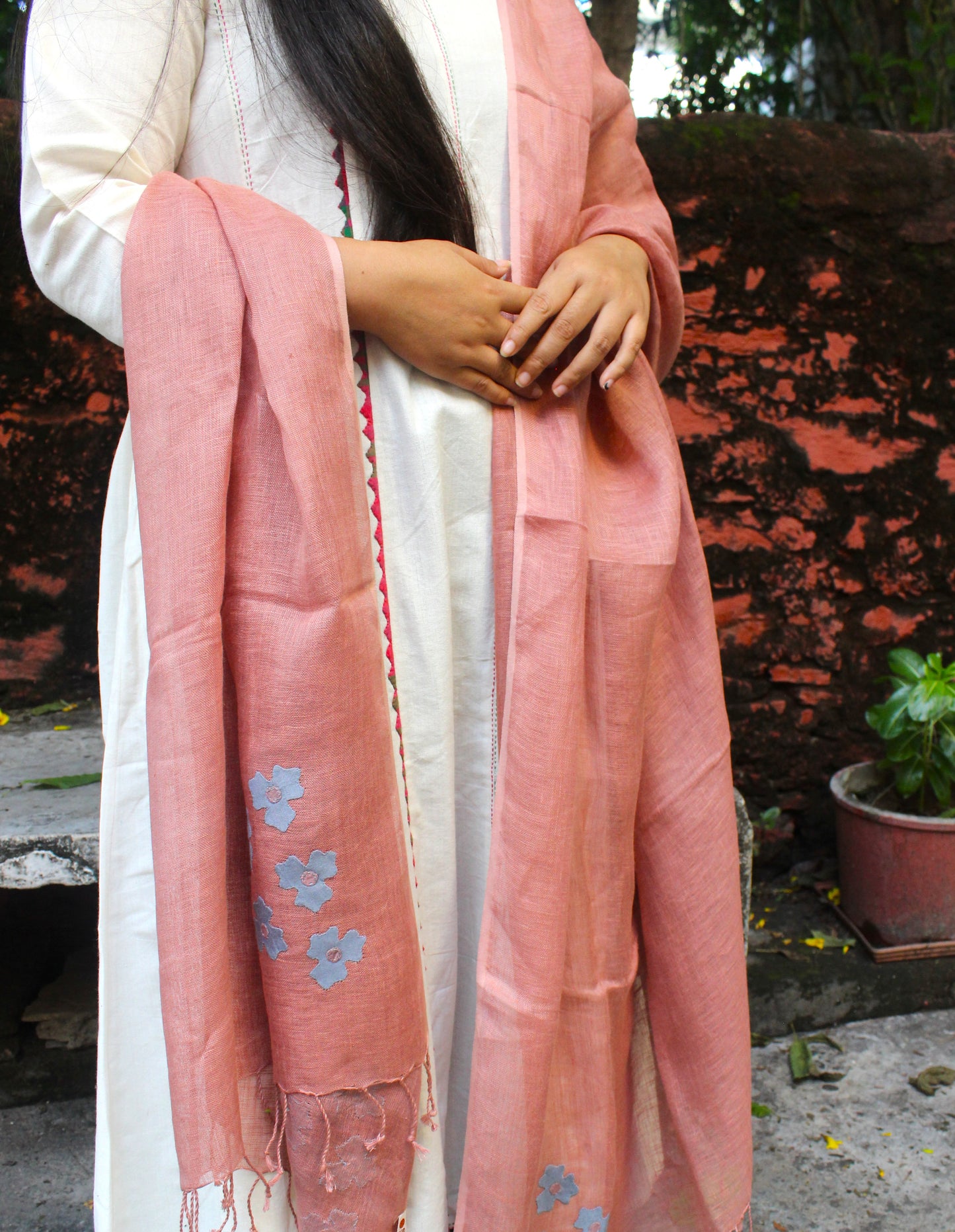 Silk Linen Dupatta