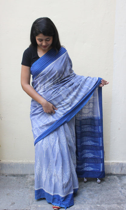 Handcrafted Ikkat Saree