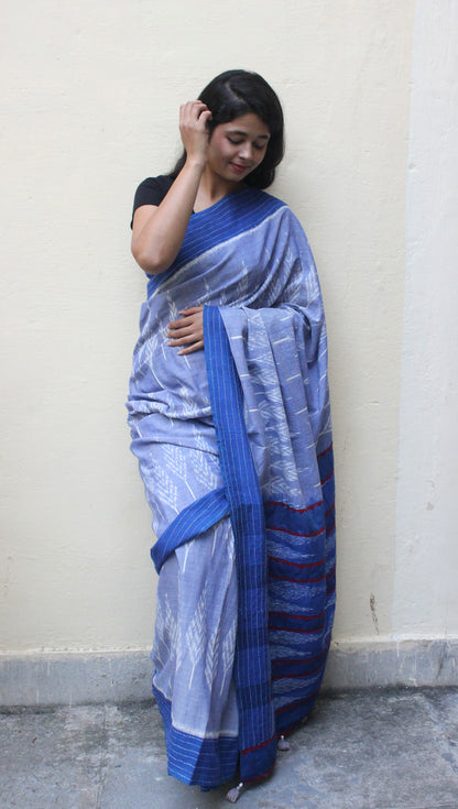 Handcrafted Ikkat Saree