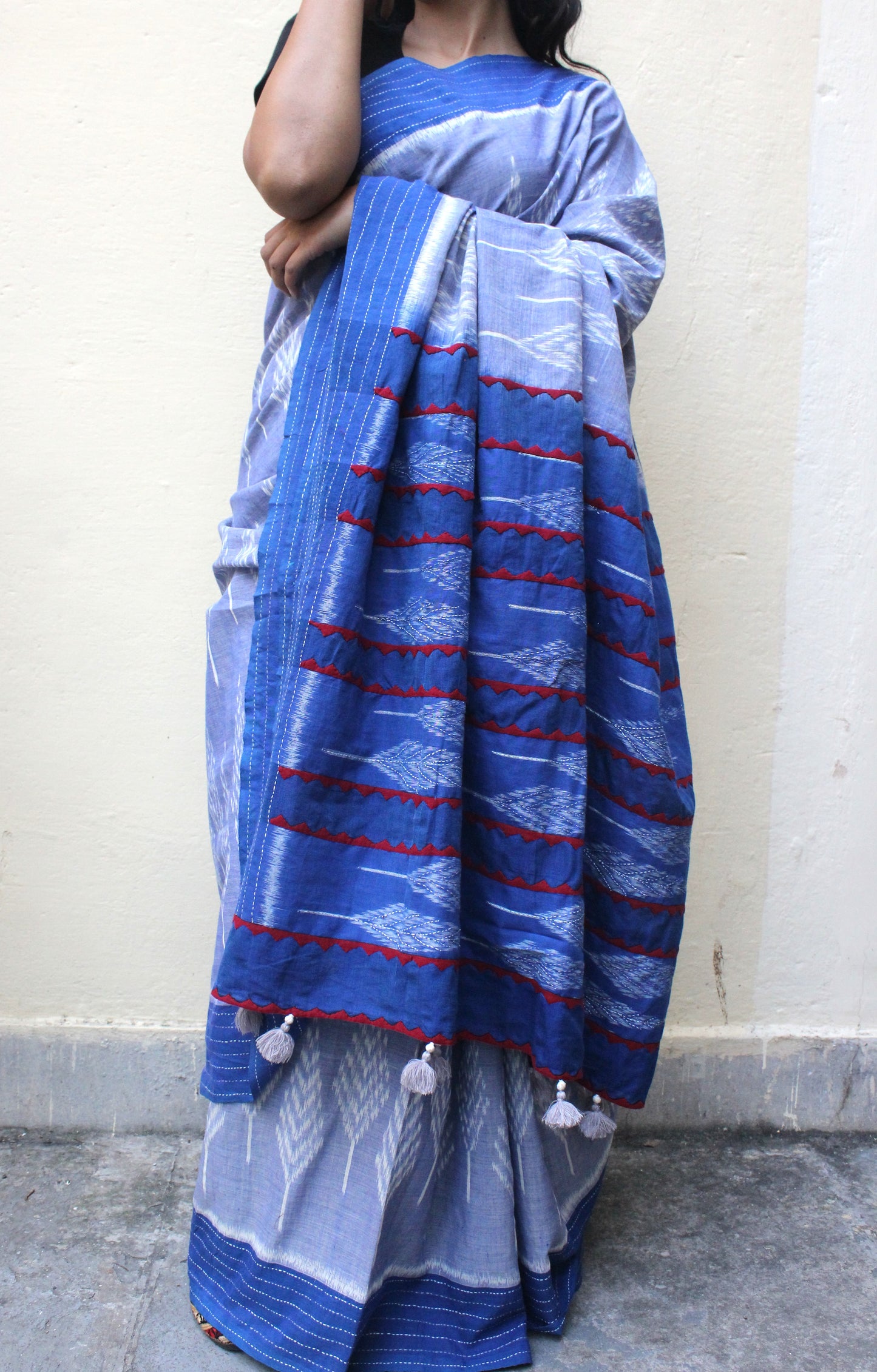 Handcrafted Ikkat Saree