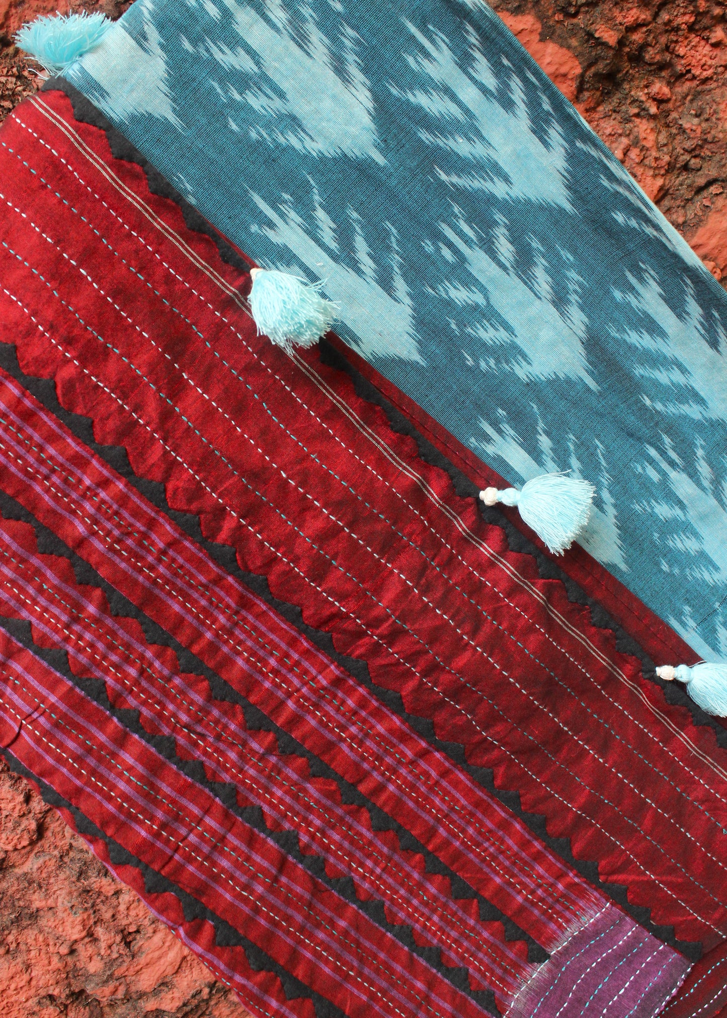 Handcrafted Ikkat Saree