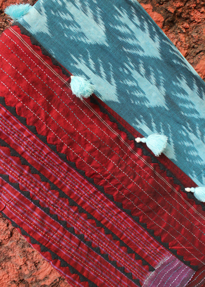 Handcrafted Ikkat Saree