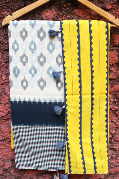 Handcrafted Ikkat Saree