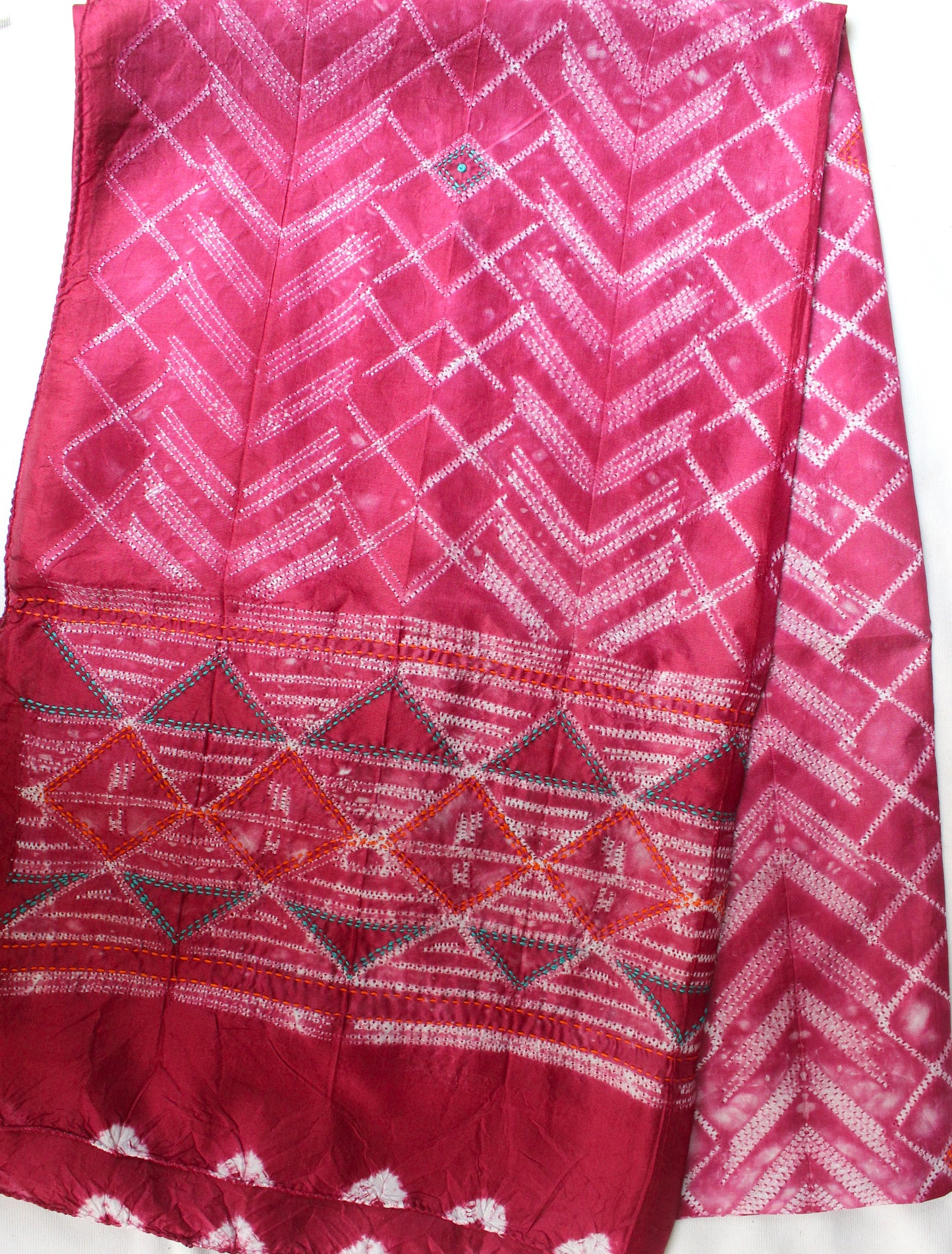 Shibori Silk Stoles